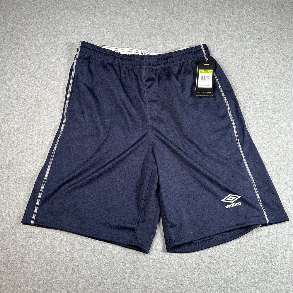 Umbro UX Training Shorts Mens L Navy Soccer Athletic Gym NWT Comfort